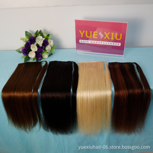 Invisible Tape Halo Hair Wholesale Factory Cheap Price Unprocessed Virgin Brazilian Halo Hair Extensions